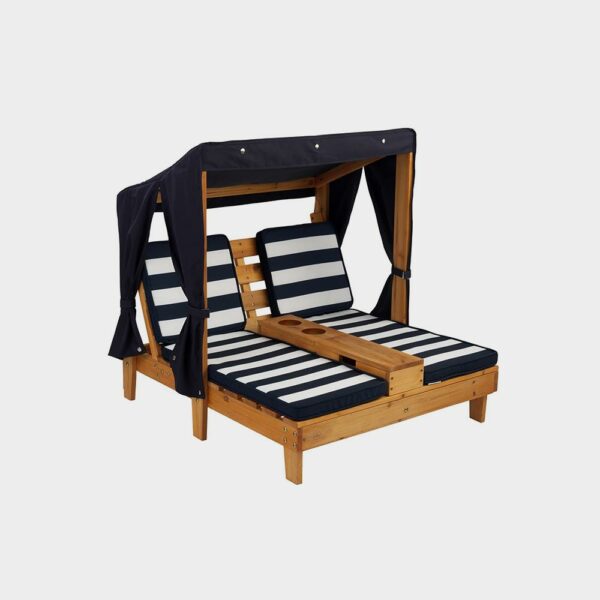 pr27a اتاق نشیمن دو نفره در فضای باز چوبی کید کرافت با جا لیوانی، مبلمان پاسیو کودک